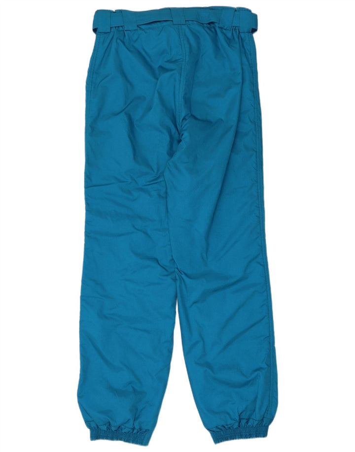 Męskie spodnie narciarskie do biegania w stylu vintage IT 52, duże, niebieskie, poliestrowe