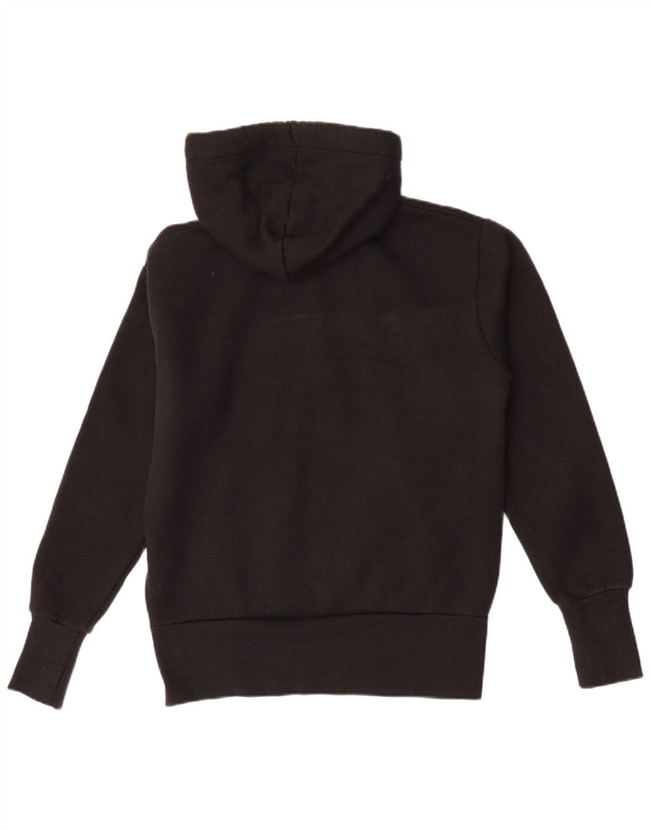 Damski sweter z kapturem i grafiką Bench UK 12, średni czarny, bawełniany