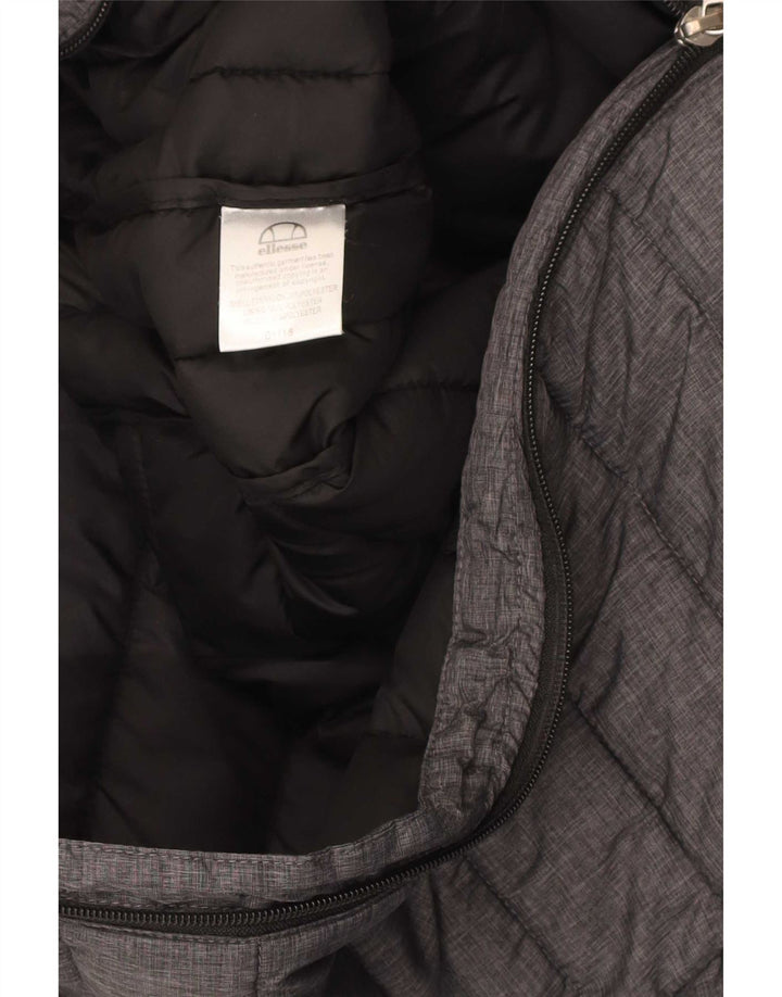 Męska ocieplana kurtka z kapturem Ellesse UK 34 XS Szary nylon