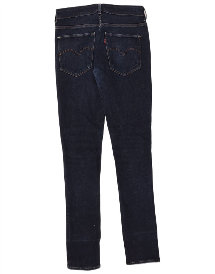 Damskie jeansy Levi's Skinny W30 L32 Granatowa bawełna