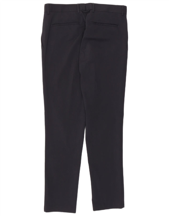 Męskie spodnie typu slim casual Zara EU 40 Medium W31 L30 Granatowy poliester