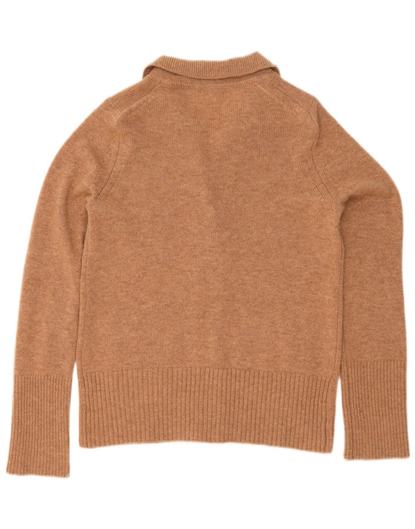 Marks & Spencer Damski sweter z autografem, UK 10, mały beż