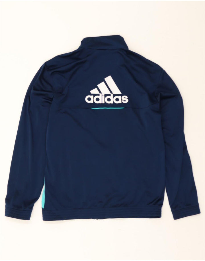 ADIDAS Mens Graphic Full Tracksuit UK 40/42 Medium  Navy Blue Polyester Vintage Adidas and Second-Hand Adidas from Messina Hembry 