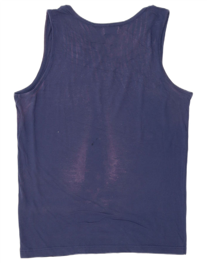 Męska kamizelka z grafiką Kappa, duża, granatowa, bawełniana