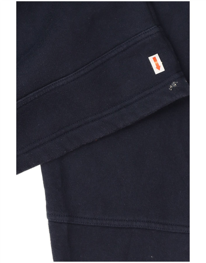 Męska bluza ADIDAS o luźnym kroju, średni granatowy, bawełniany