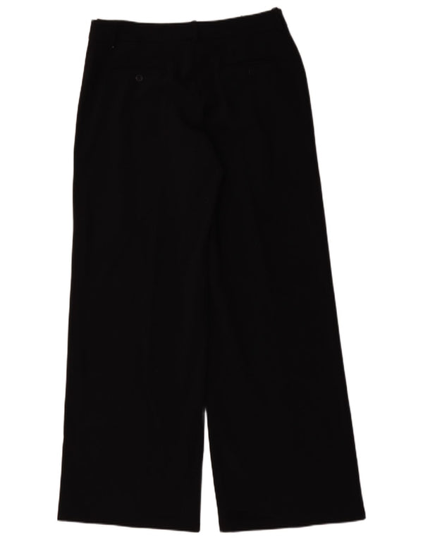 Damskie spodnie garniturowe z szeroką nogawką Coast UK 14 Large W34 L33 Czarny poliester