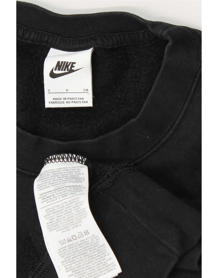 Damski sweter oversize Nike UK 10, mały, czarny, bawełniany