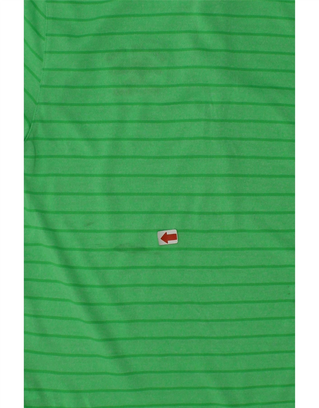 NIKE Boys Polo Shirt 7-8 Years Green Striped Polyester Vintage Nike and Second-Hand Nike from Messina Hembry 