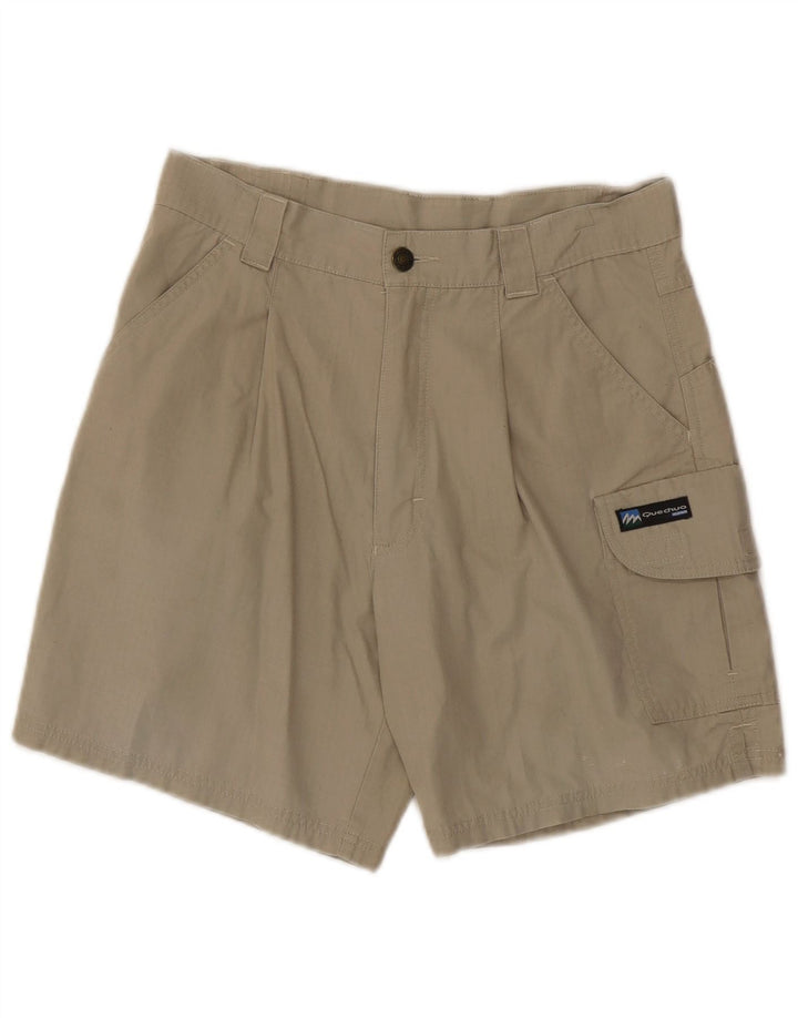 Męskie spodenki cargo Decathlon Pegged Cargo, średnie W30 khaki, bawełna