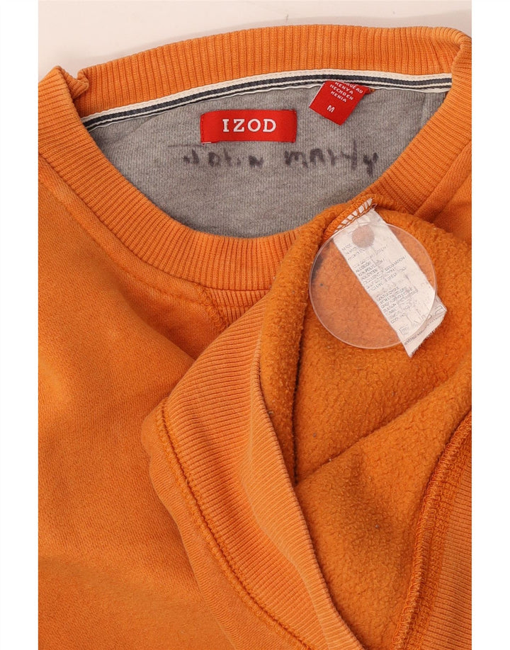 Izod Męska bluza dresowa, średnia, pomarańczowa, bawełniana