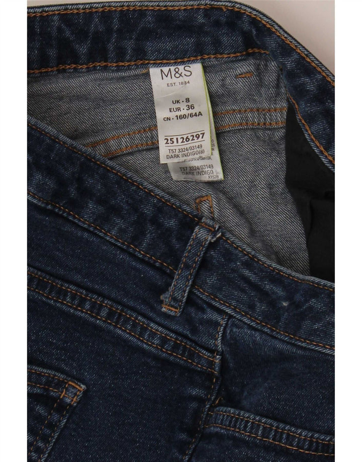 Damskie spodenki jeansowe Marks & Spencer UK 8 Small W28 Niebieskie, bawełniane