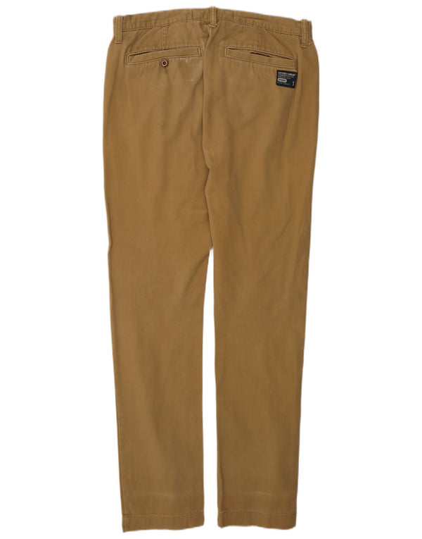 Superdry Męskie spodnie casualowe slim fit, średnie W32 L32 Khaki