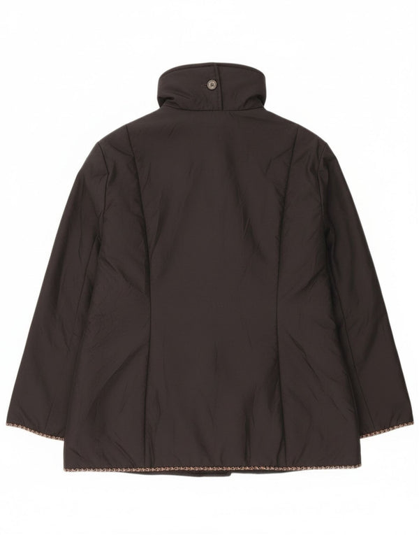 Damska kurtka wiatrówka w stylu vintage IT 48 XL, czarny poliester