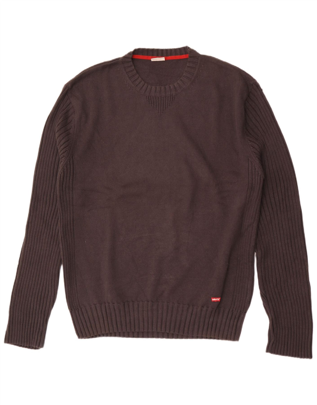 Męski sweter z okrągłym dekoltem Levi's 2XL, czarna bawełna