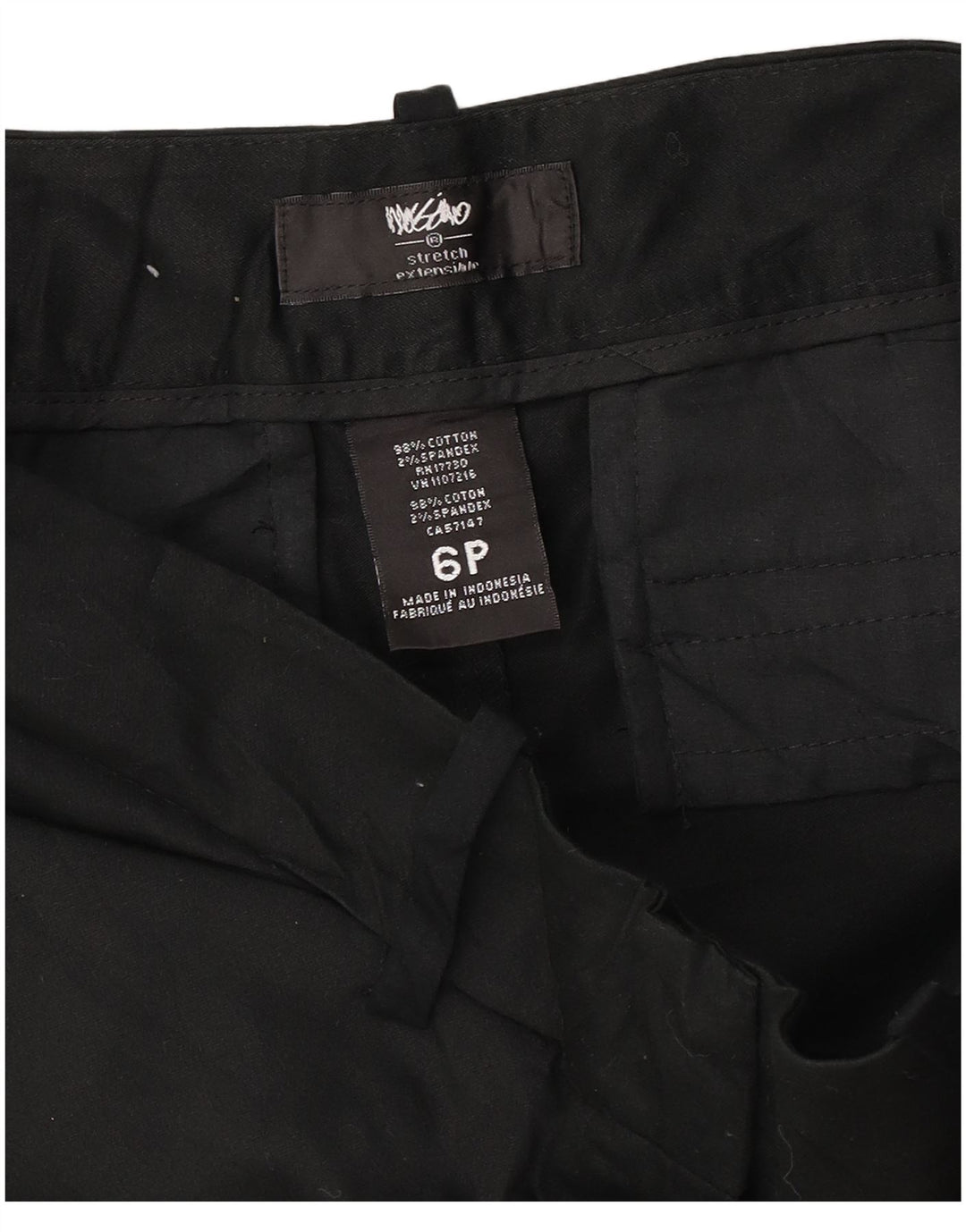 Damskie spodenki Mossimo Petite US 6 Medium W30, czarna bawełna