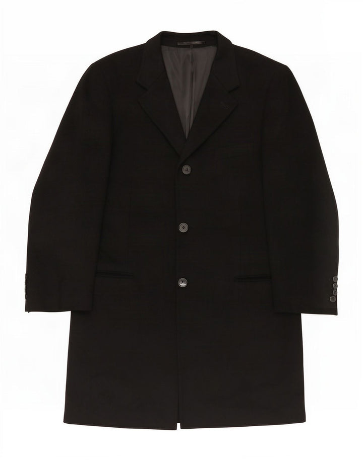 Płaszcz męski Pierre Cardin IT 54 2XL Czarna wełna