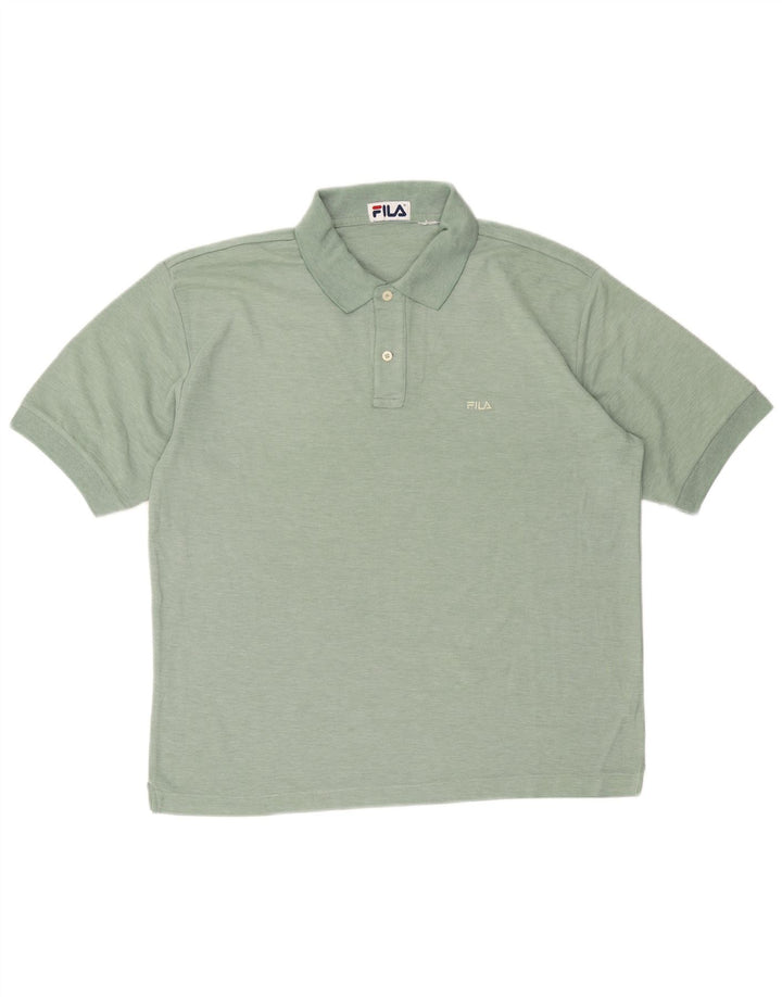 Męska koszulka polo Fila XL w kolorze zielonym