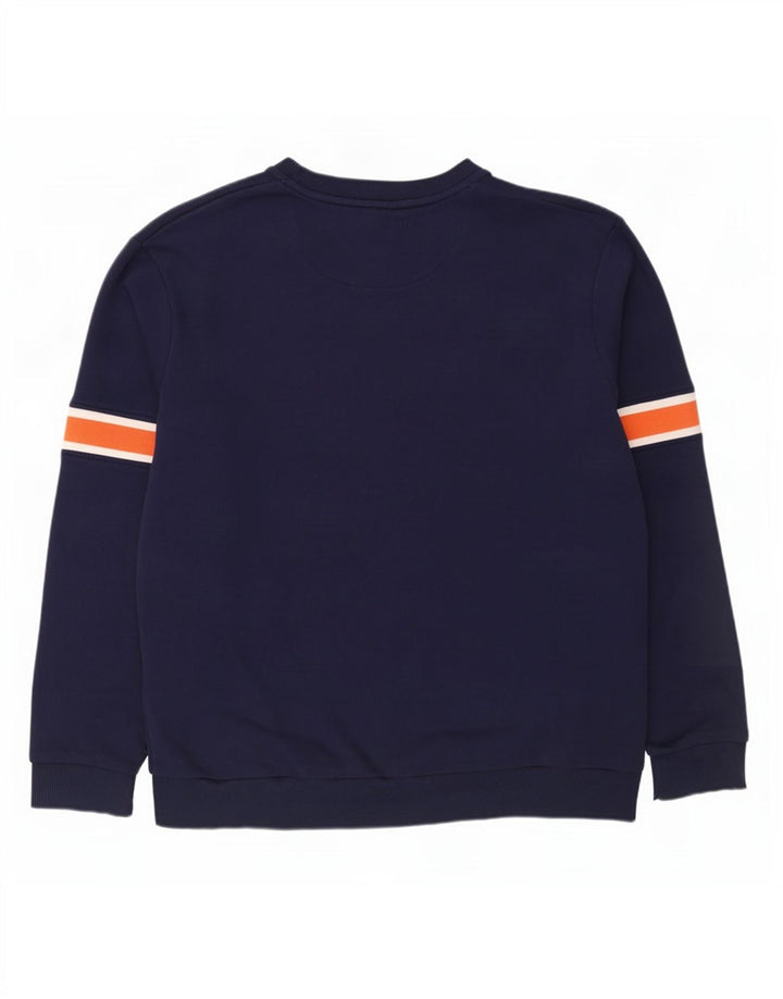 Męska bluza dresowa Lyle & Scott 2XL, granatowa, bawełniana w bloki kolorów