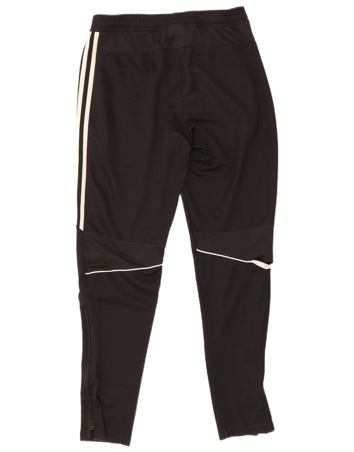 Męskie spodnie dresowe Adidas Climalite, małe, czarne, poliestrowe