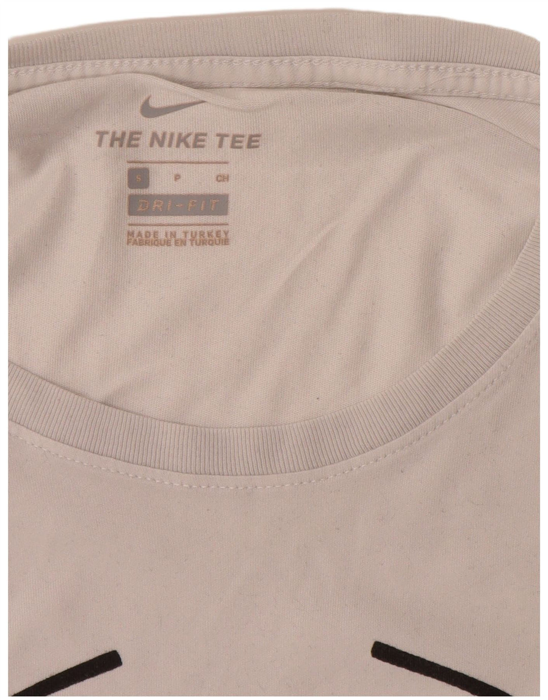 Męski T-shirt Nike Dri Fit z grafiką, mały, biały