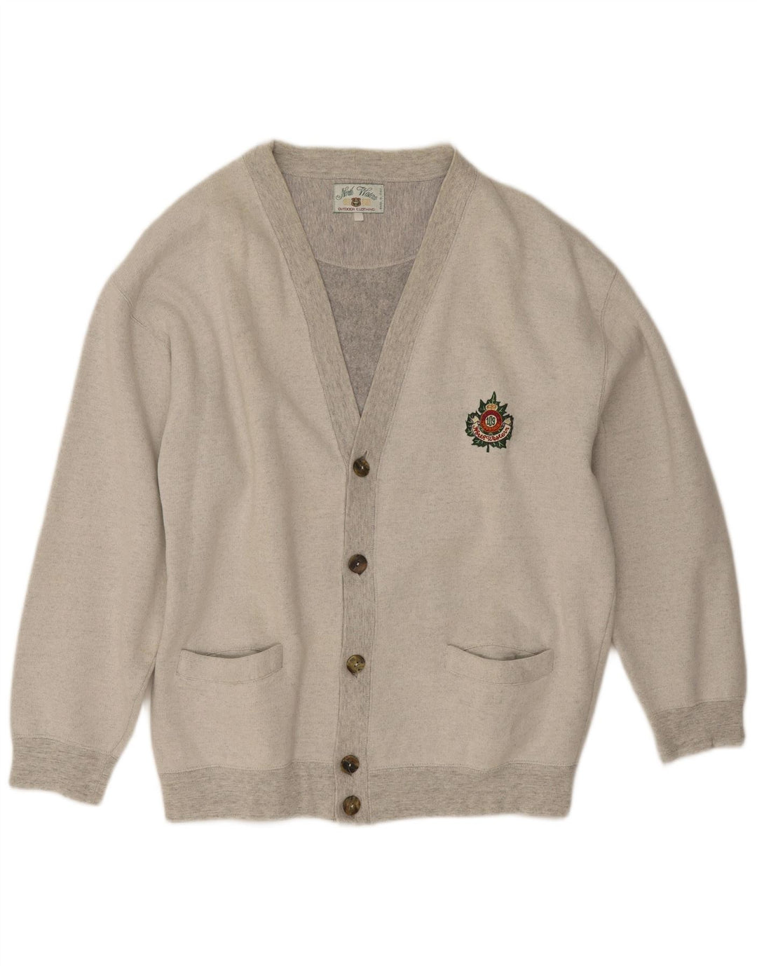 Męski sweter rozpinany North Western XL, szary