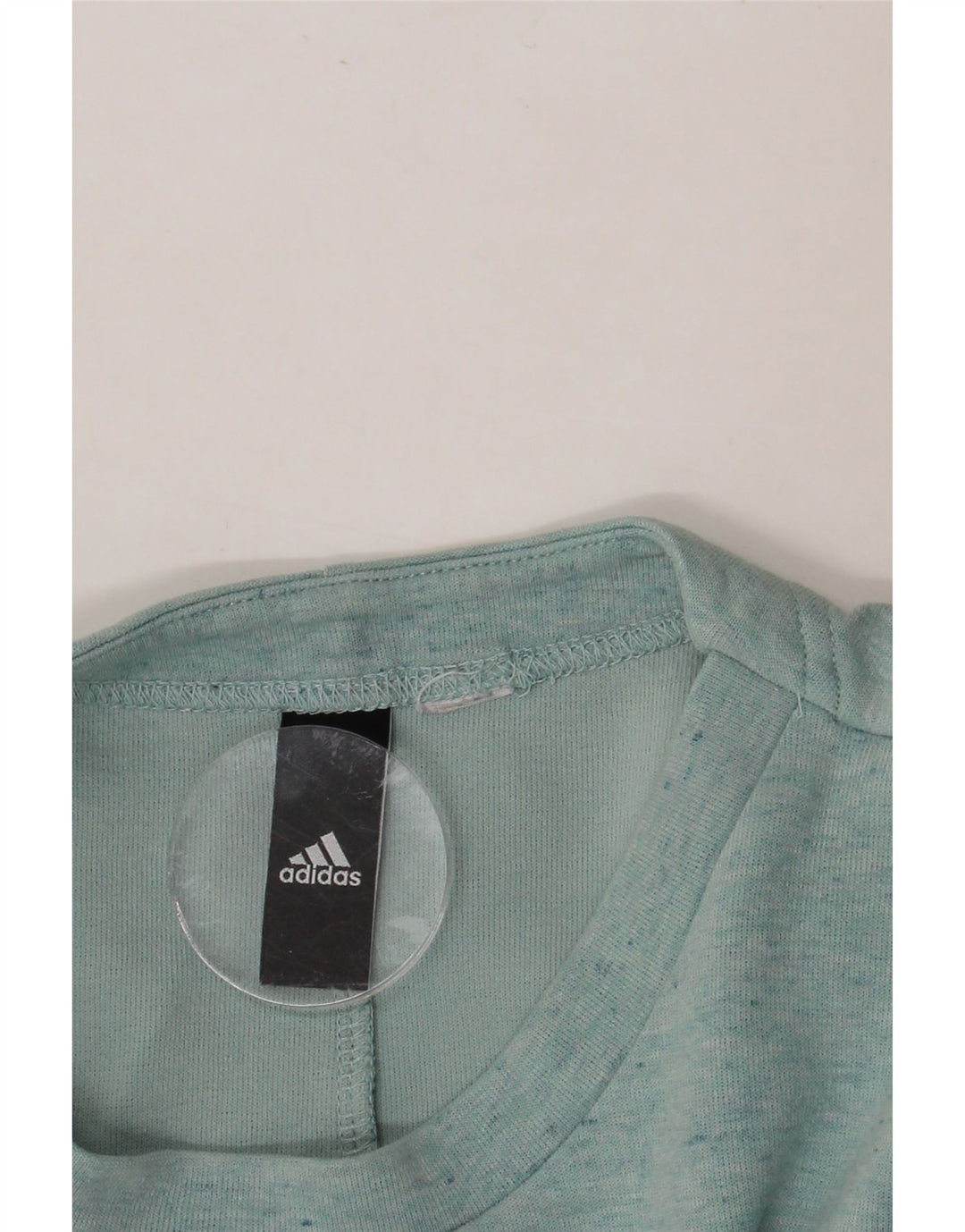 Damska bluza oversize ADIDAS UK 14, średnia, zielona nakrapiana