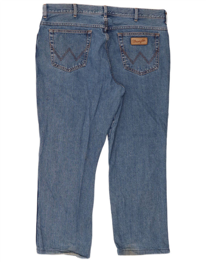 Męskie jeansy Wrangler Texas Straight W40 L28 Niebieskie