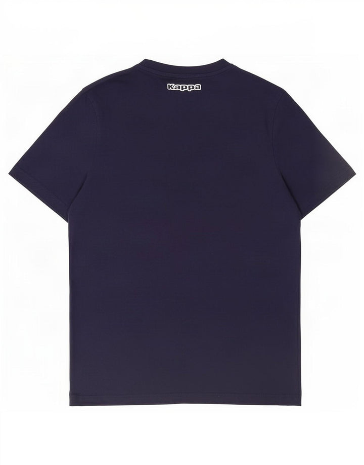 Męski T-shirt z grafiką Kappa, mały, granatowy