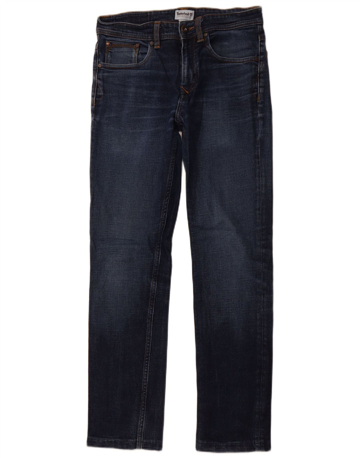 Męskie proste dżinsy TIMBERLAND W31 L30 Niebieskie bawełniane