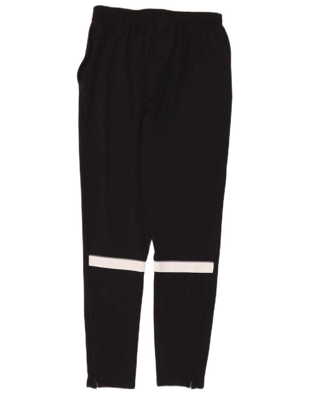 Męskie spodnie dresowe Nike Dri Fit, duży czarny poliester z blokami kolorów