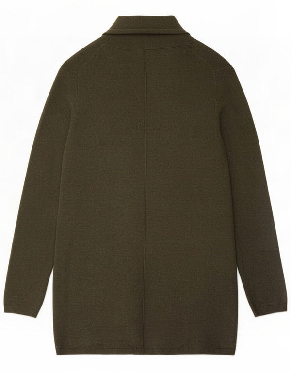 Sweter damski Zara Longline Open Cardigan UK 14 Large Green