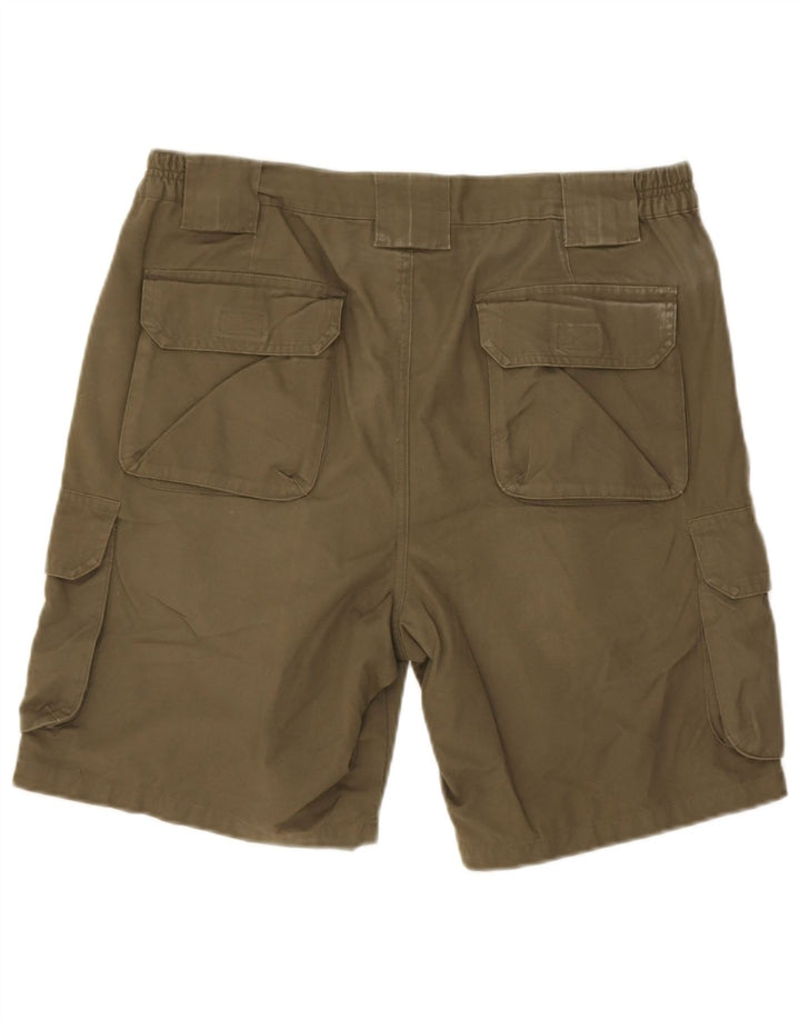 Męskie spodenki cargo Zara EU 42 Large W32, bawełna khaki