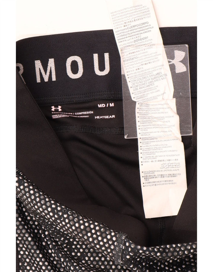 Damskie legginsy Under Armour Heat Gear UK 14, średni czarny poliester