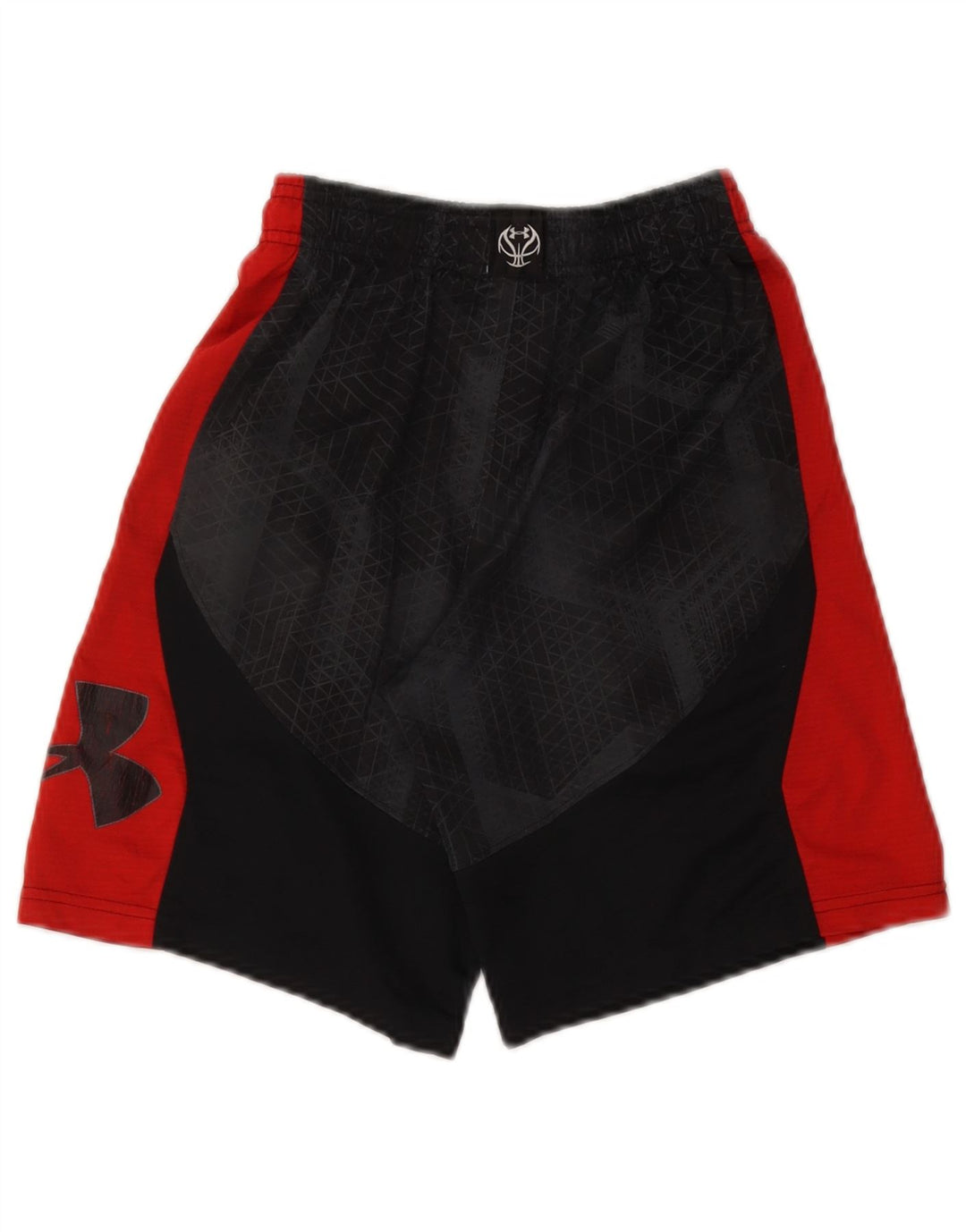 Chłopięce spodenki sportowe UNDER ARMOUR Heat Gear 9-10 lat, średnie, czarne, geometryczne