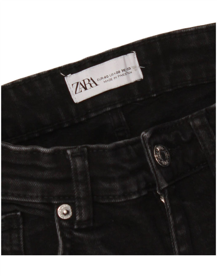 Damskie jeansy krótkie ZARA EU 40 Medium W30 L24 czarne