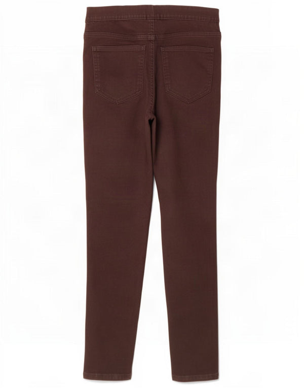 Marks & Spencer Damskie jeansy Jegging UK 8 Small W26 L26 Brązowa bawełna