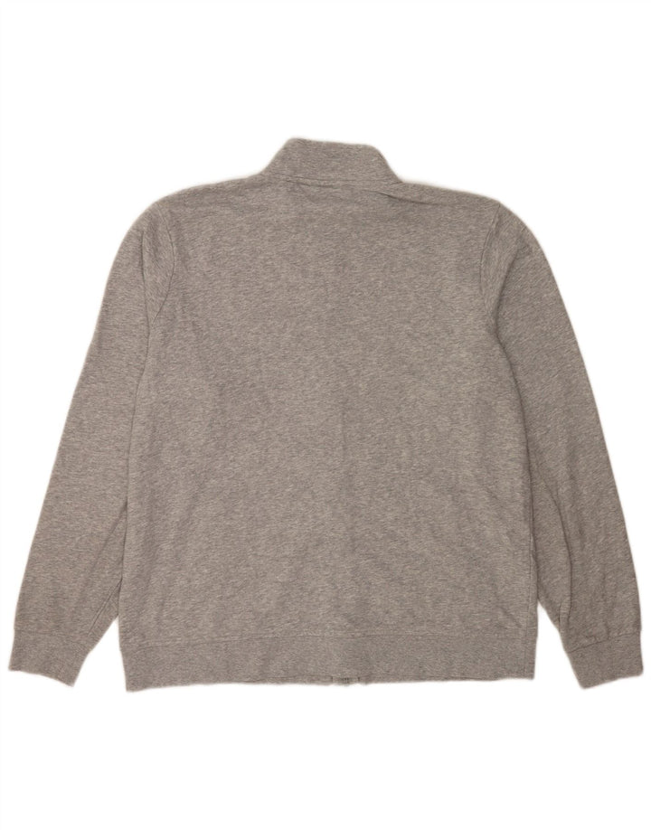 Męska bluza dresowa Fila 2XL Szara bawełniana nakrapiana