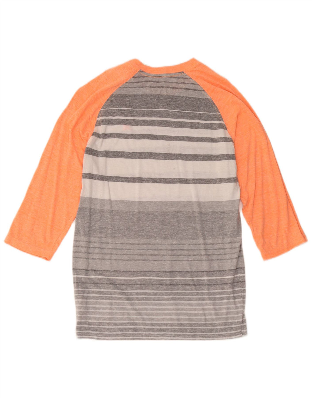 Damski top Hurley Premium Fit z rękawem 3/4, UK 10, mały, szary, poliestrowy w paski