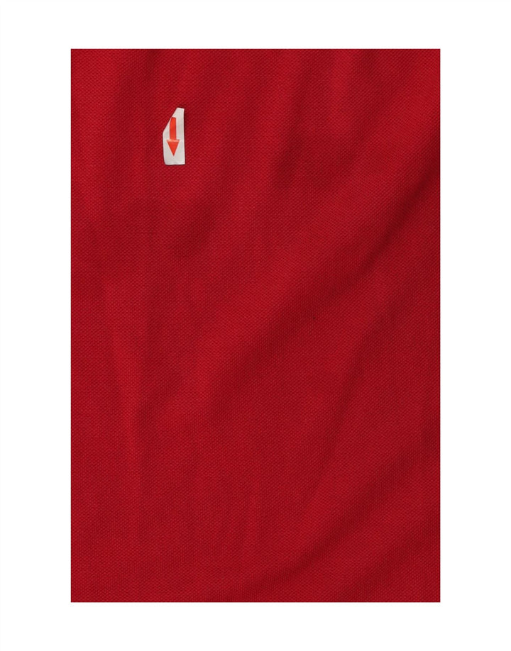 Męska koszulka polo Adidas UK 40/42 Średnia Czerwona