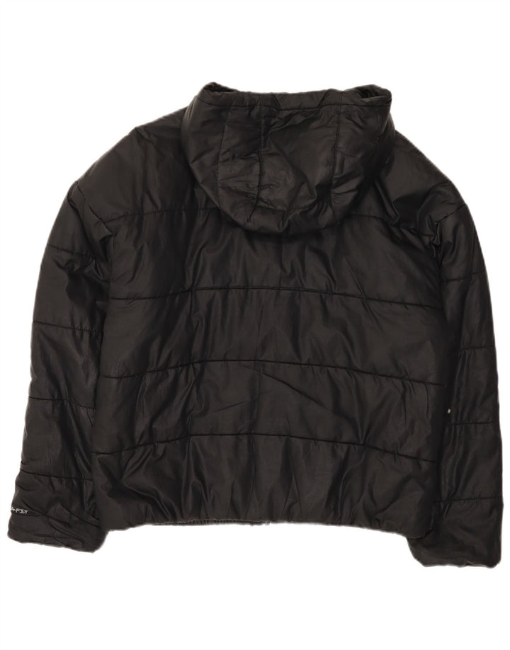 Damska kurtka oversize Nike Therma-Fit UK 10, mała, czarna, poliestrowa