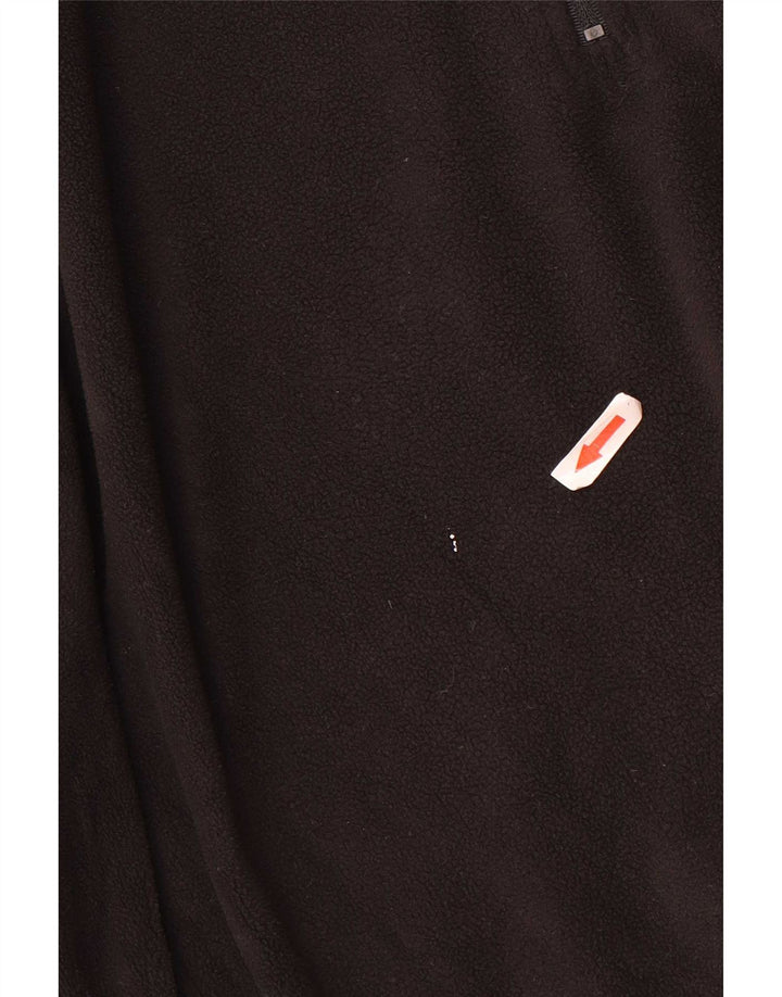 Lotto Mens Zip Neck Fleece Jumper 2XL Black Polyester