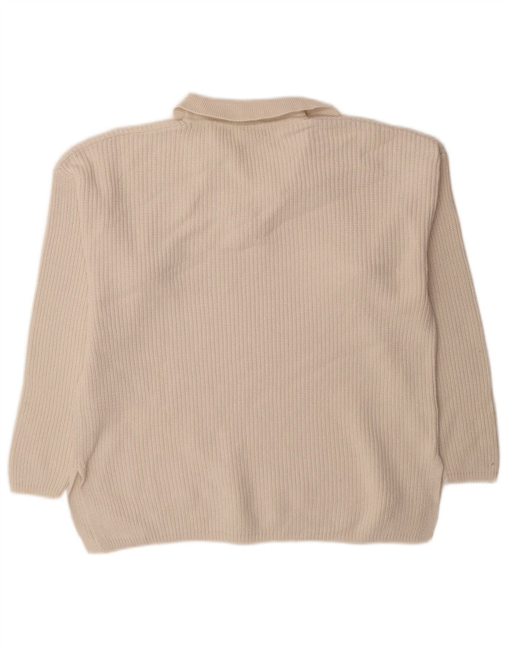 Marks & Spencer Damskie Oversize UK 14 Średnie Złamanej Białej Bawełny