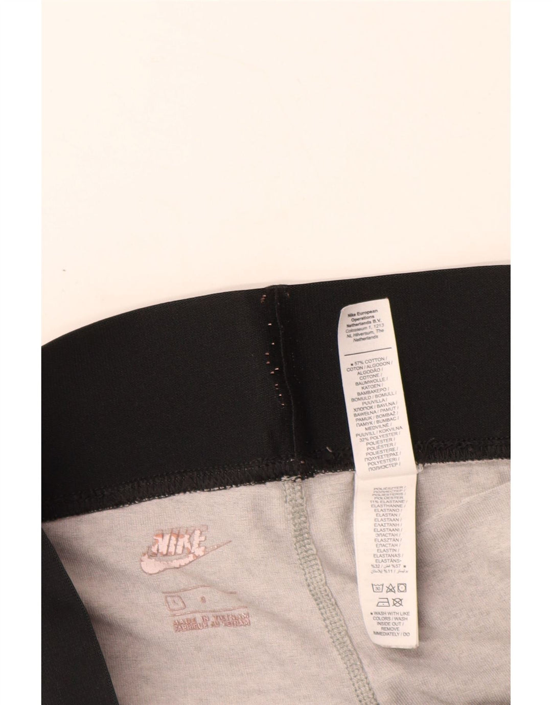 Damskie legginsy NIKE Graphic UK 16, duże, szare, bawełniane