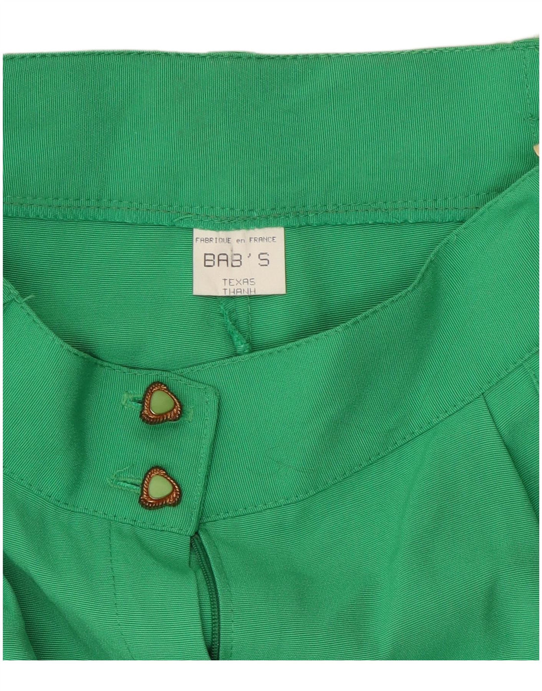 Vintage damskie szorty Chino W26 Small Green Wiskoza