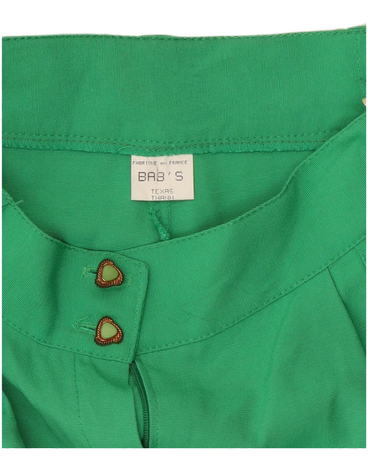 Vintage damskie szorty Chino W26 Small Green Wiskoza