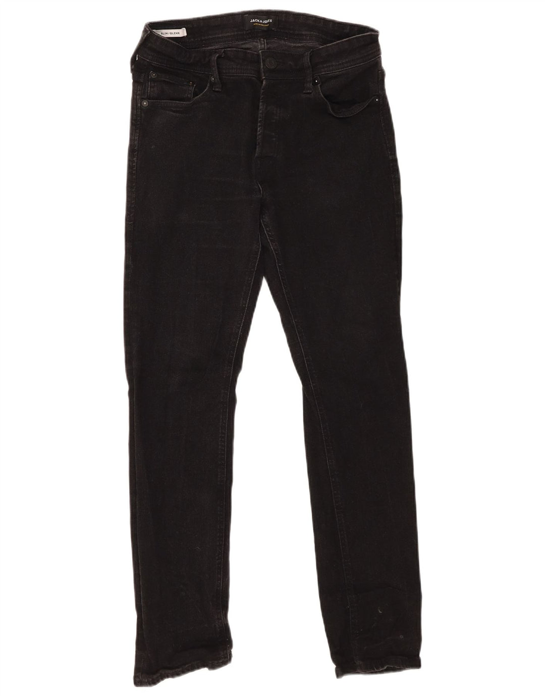Męskie jeansy Jack & Jones GLENN Slim W30 L30 Czarne bawełniane