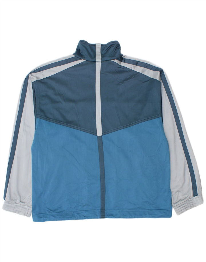 Kompletny dres męski Lotto, duży, niebieski, poliester z blokami kolorów