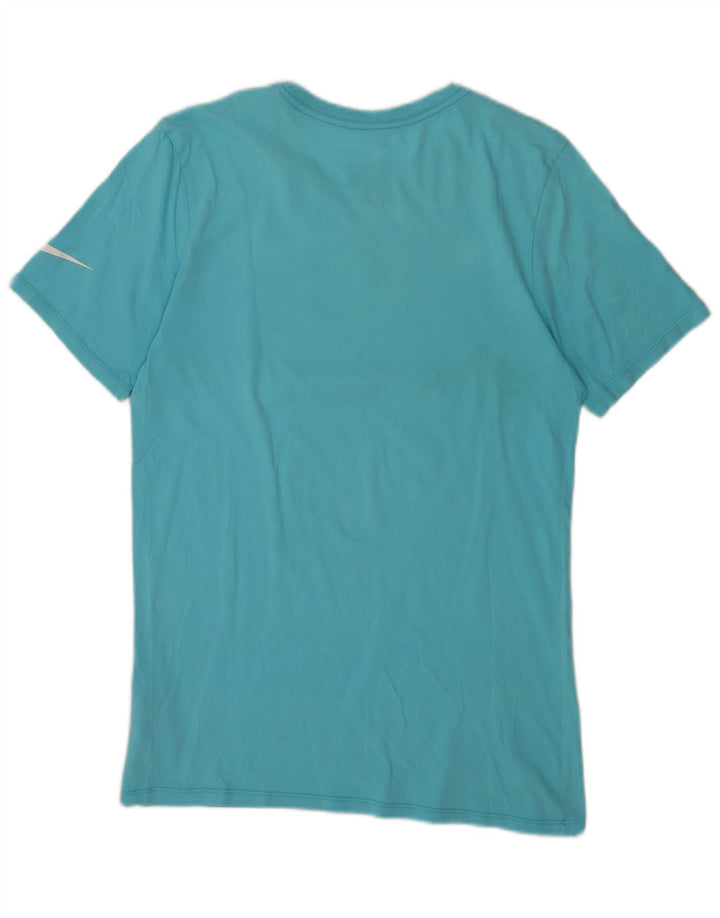 Męski T-shirt Nike Athletic Cut Graphic Top, średnia niebieska bawełna
