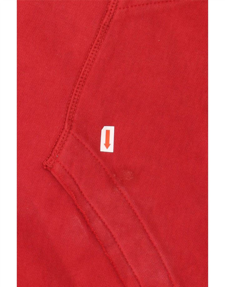 Męski sweter z kapturem i grafiką ENERGIE XL, czerwony, bawełniany