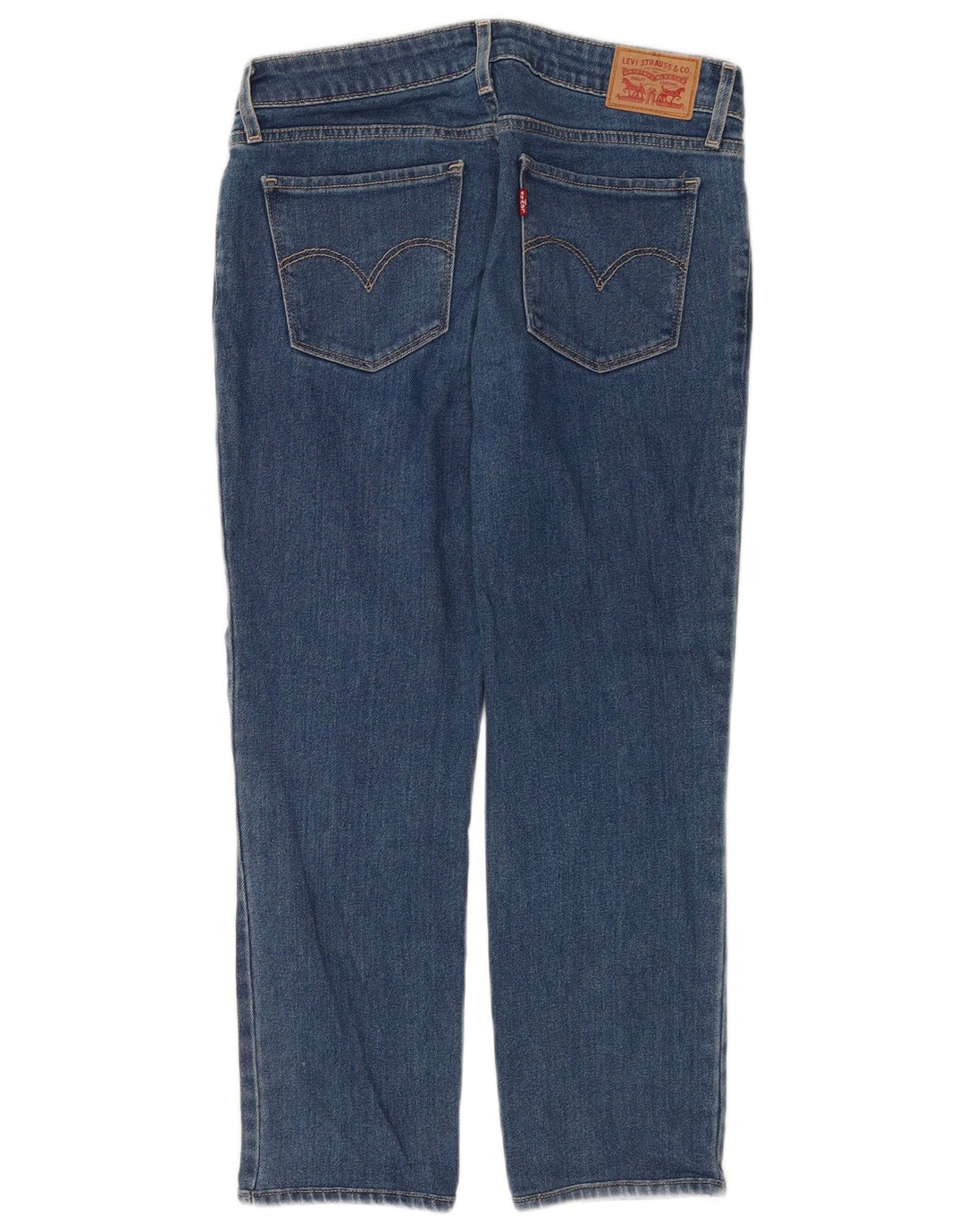 Damskie jeansy LEVI'S 712 Crop W29 L24 Niebieskie bawełniane